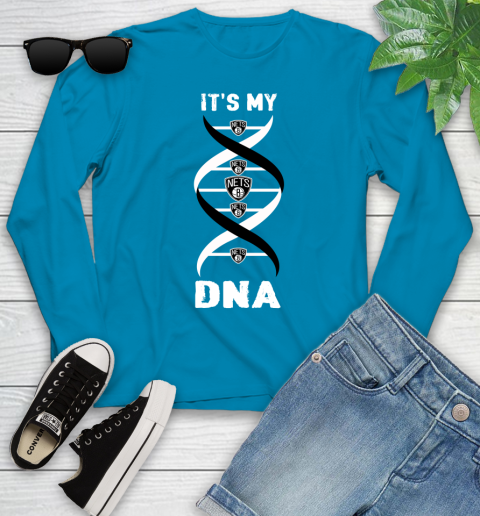 Brooklyn Nets NBA Basketball It's My DNA Sports Youth Long Sleeve 8