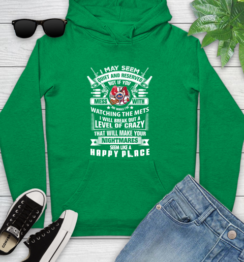 New York Mets MLB Baseball Don't Mess With Me While I'm Watching My Team Sports Youth Hoodie 9