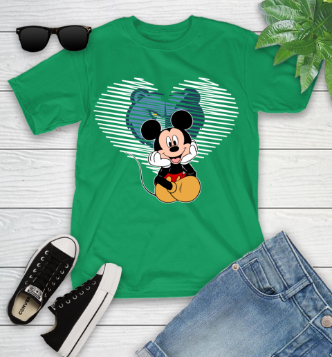 NBA Memphis Grizzlies The Heart Mickey Mouse Disney Basketball Youth T-Shirt 8