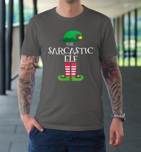 Sarcastic Elf Matching Family Group Christmas Party Pajama T-Shirt Sarcastic Elf Matching Family Group Christmas Party Pajama T-Shirt