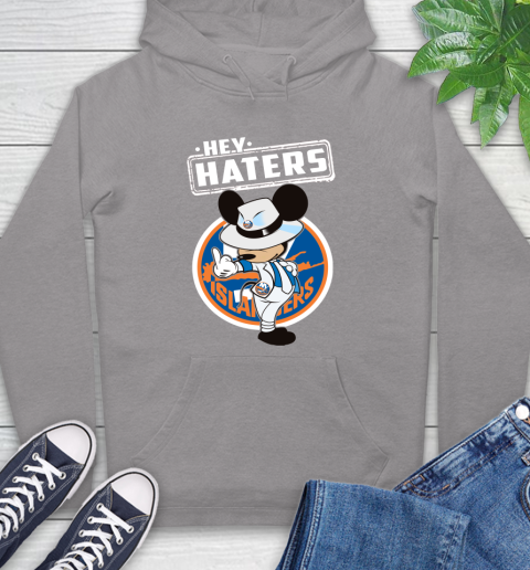 NHL Hey Haters Mickey Hockey Sports New York Islanders Hoodie 6