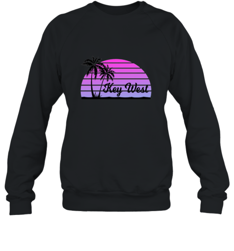 KEY WEST Souvenirs T Shirt Palm Tree Beach Sun Florida Keys Sweatshirt