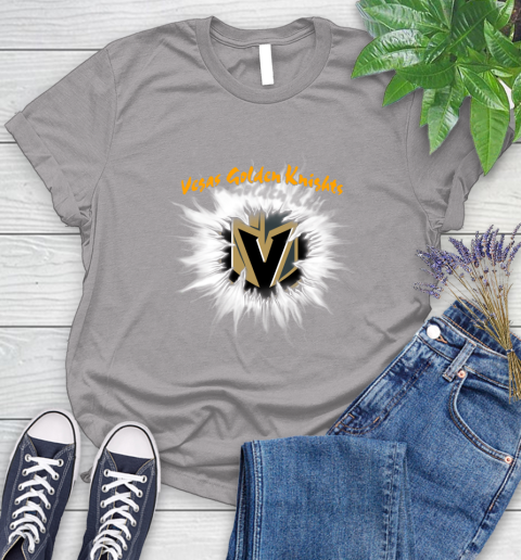 Vegas Golden Knights NHL Hockey Adoring Fan Rip Sports Women's T-Shirt 5