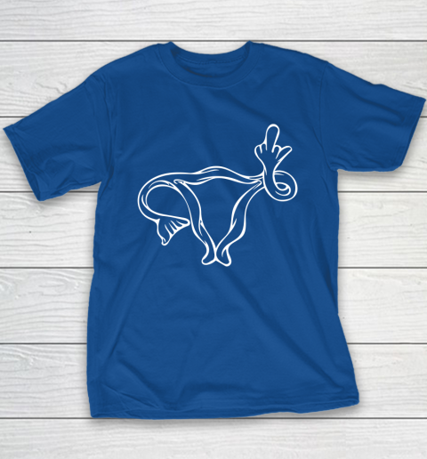 Middle Finger Uterus Youth T-Shirt 6