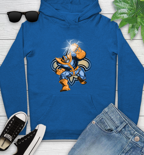 New Orleans Saints NFL Football Thanos Avengers Infinity War Marvel Youth Hoodie 11