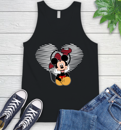 NHL New Jersey Devils The Heart Mickey Mouse Disney Hockey Tank Top