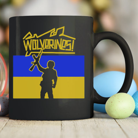 Ukraine Wolverines Shirt  Support Ukraine Wolverines Proud Ceramic Mug 11oz