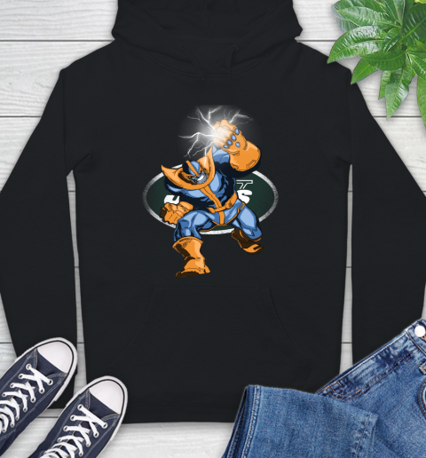New York Jets NFL Football Thanos Avengers Infinity War Marvel Hoodie
