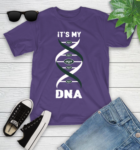 New York Jets NFL Football It's My DNA Sports (1) Youth T-Shirt 3