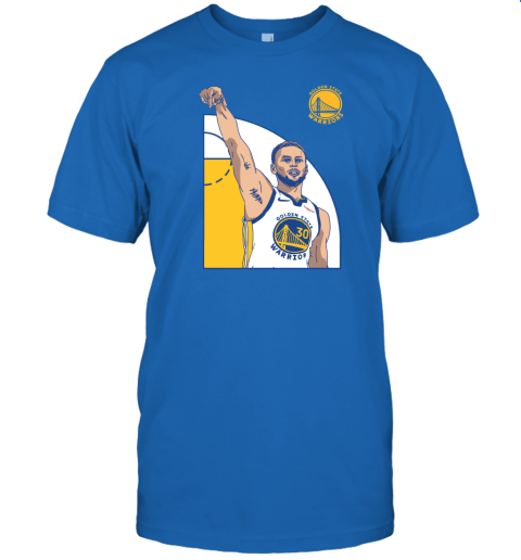 Stephen Curry Royal Golden State Warriors NBA All-Time Three Point Record Shirt