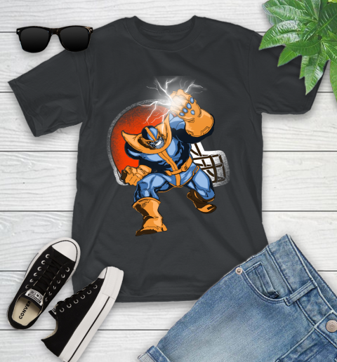 Cleveland Browns NFL Football Thanos Avengers Infinity War Marvel Youth T-Shirt