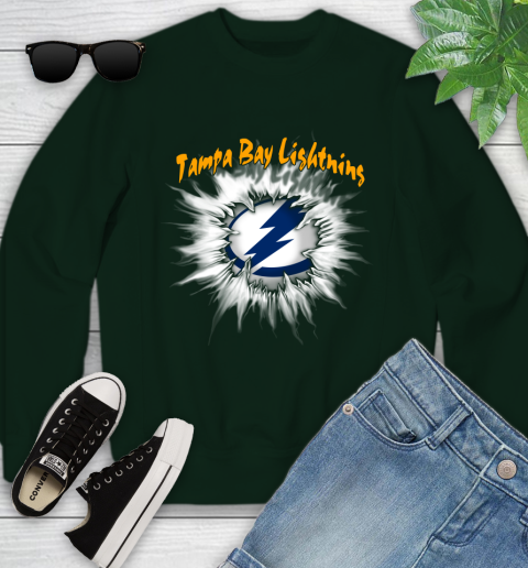 Tampa Bay Lightning NHL Hockey Adoring Fan Rip Sports Youth Sweatshirt 9