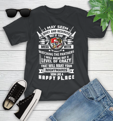 Florida Panthers NHL Hockey Don't Mess With Me While I'm Watching My Team Sports Youth T-Shirt