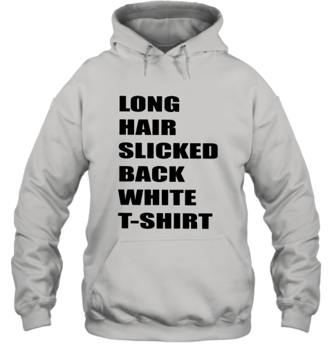 Long Hair Slicked Back White Hoodie Itees Global