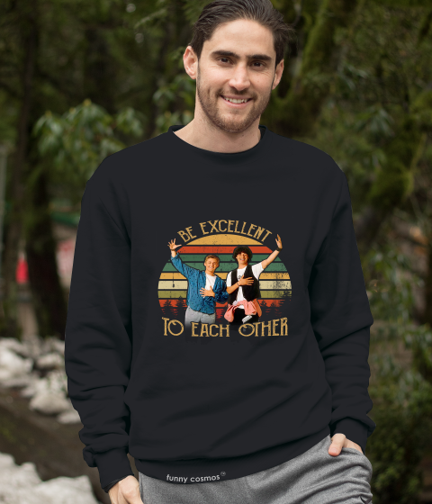 Bill And Ted's Excellent Adventure Vintage T Shirt, Bill Ted T Shirt, Be Excellent To Each Other Tshirt