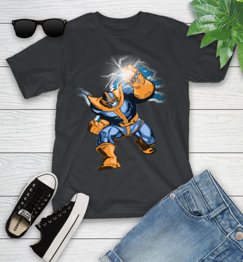 Detroit Lions NFL Football Thanos Avengers Infinity War Marvel Youth T-Shirt