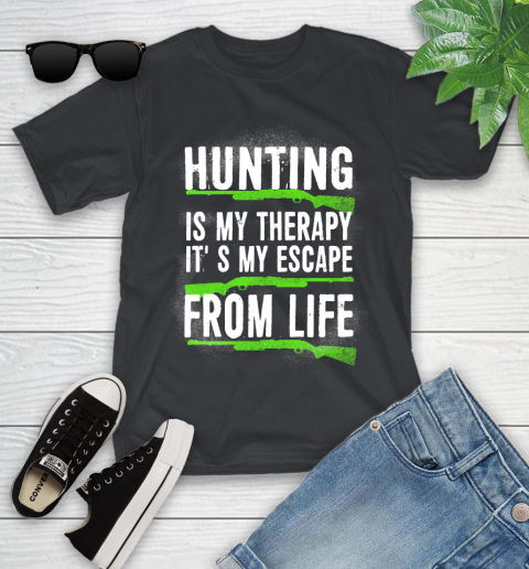 Kayaking Is My Therapy It's My Escape From Life (2) Youth T-Shirt