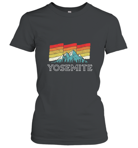 Retro Yosemite National Park Sweatshirt  Mountain Sunset Women T-Shirt