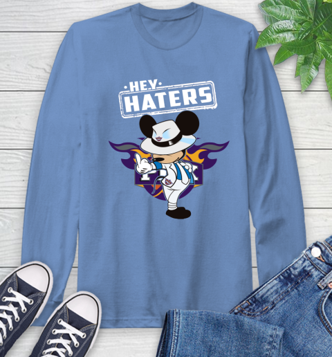 NBA Hey Haters Mickey Basketball Sports Phoenix Suns Long Sleeve T-Shirt 12