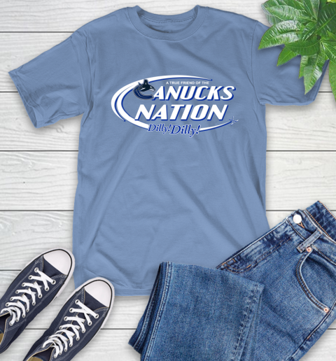NHL A True Friend Of The Vancouver Canucks Dilly Dilly Hockey Sports T-Shirt 12