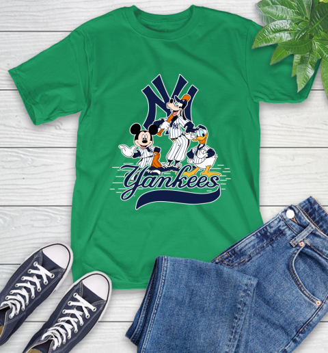MLB New York Yankees Mickey Mouse Donald Duck Goofy Baseball T Shirt T-Shirt 7