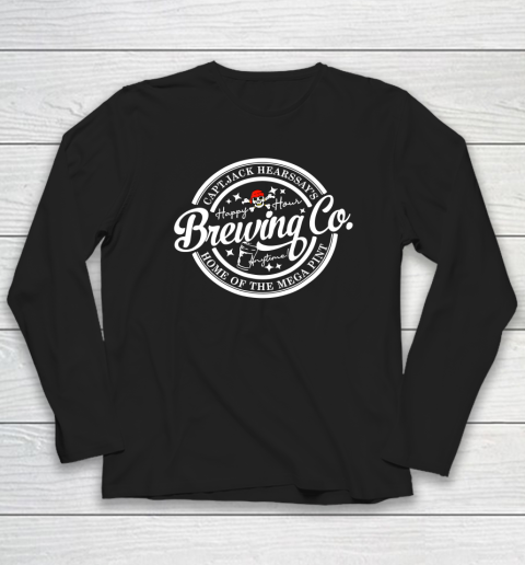 Captain Jack Hearsay's Brewing Co Home Of The Mega Pint Long Sleeve T-Shirt