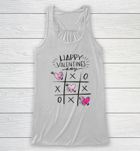 Love Happy Valentine Day Heart Lovers Couples Gifts Pajamas Racerback Tank 1
