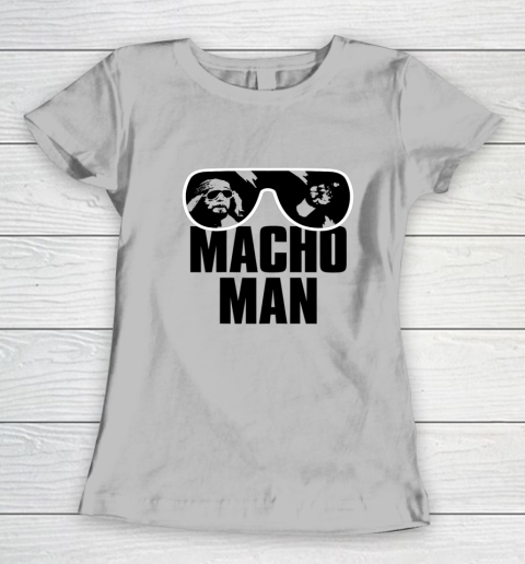 Macho Man Shirt Savage Sunglasses Graphic Women's T-Shirt 11