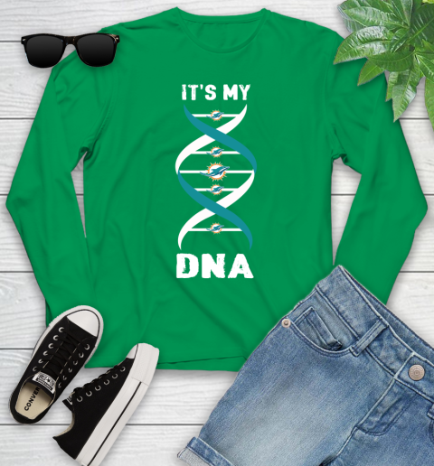 Miami Dolphins NFL Football It's My DNA Sports Youth Long Sleeve 7