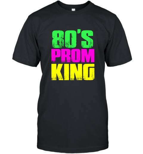 Men_s Men_s 80_s Prom King Eighties Neon Party Shirt Costume T-Shirt