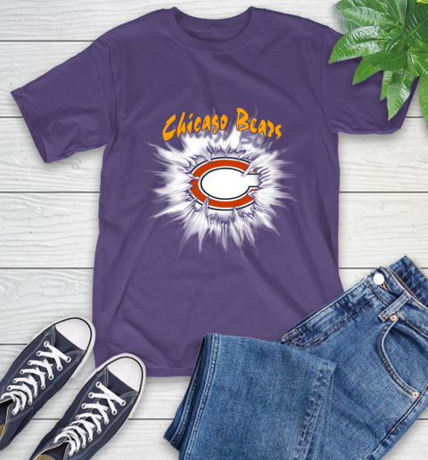 Chicago Bears NFL Football Adoring Fan Rip Sports T-Shirt 5