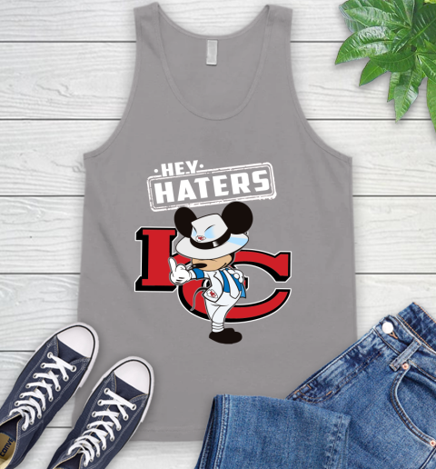 NFL Hey Haters Mickey Football Sports Kansas City Chiefs Tank Top 3