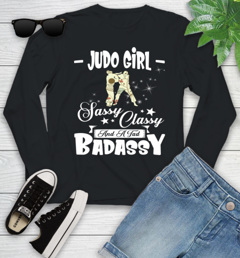 Judo Girl Sassy Classy And A Tad Badassy Youth Long Sleeve