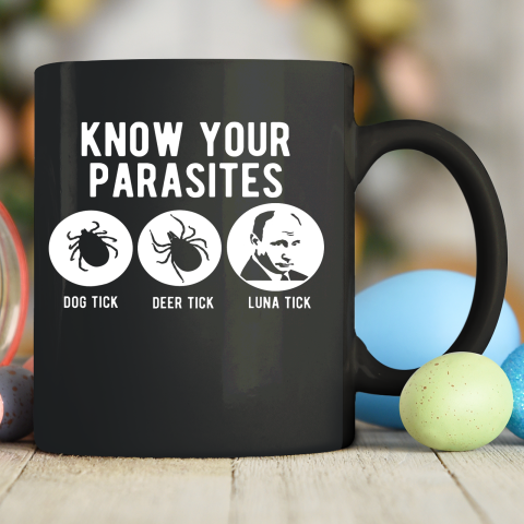 Know Your Parasites Putin Luna Tick Ceramic Mug 11oz