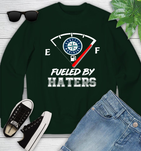 Seattle Mariners MLB Baseball Fueled By Haters Sports Youth Sweatshirt 9