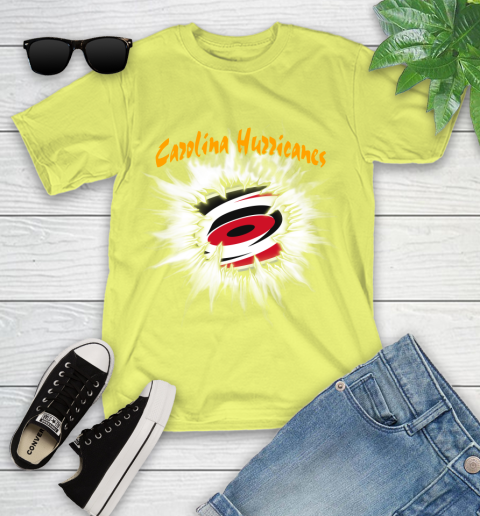 Carolina Hurricanes NHL Hockey Adoring Fan Rip Sports Youth T-Shirt 10