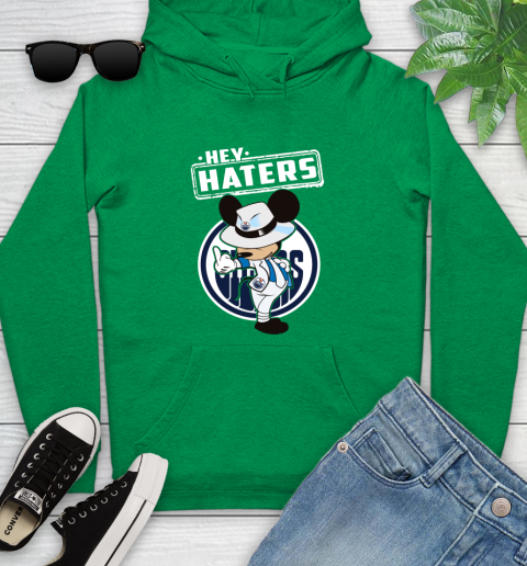 NHL Hey Haters Mickey Hockey Sports Edmonton Oilers Youth Hoodie 9