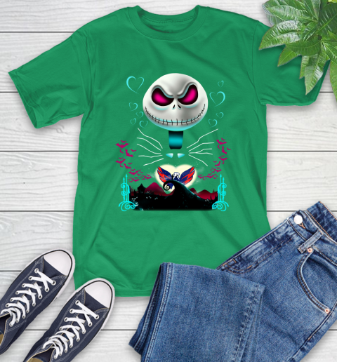 NHL Washington Capitals Jack Skellington Sally The Nightmare Before Christmas Hockey T-Shirt 7