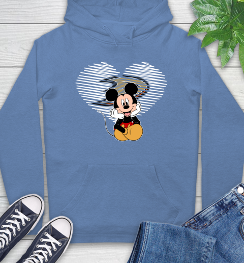 NHL Anaheim Ducks The Heart Mickey Mouse Disney Hockey Hoodie 11