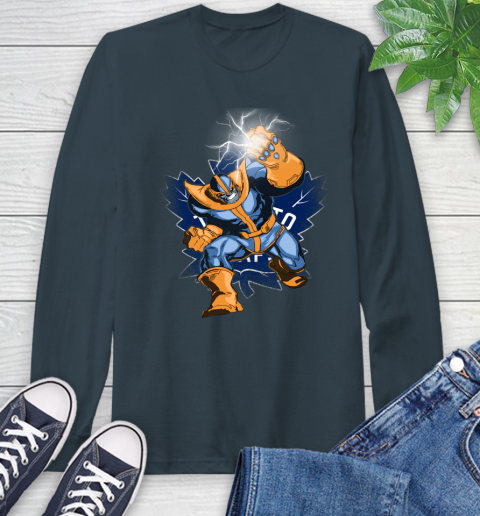 Toronto Maple Leafs NHL Hockey Thanos Avengers Infinity War Marvel Long Sleeve T-Shirt 9