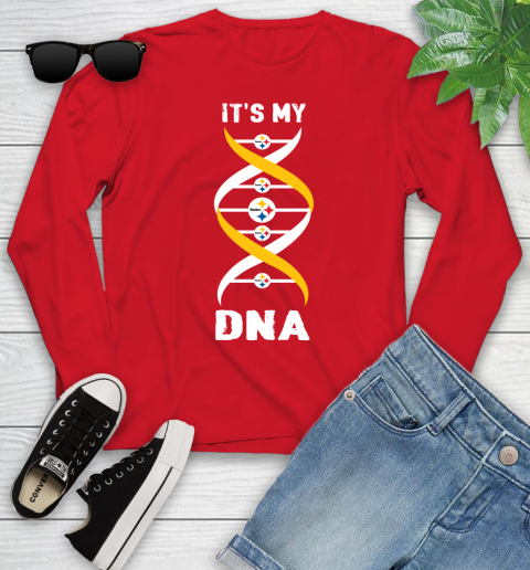 Pittsburgh Steelers NFL Football It's My DNA Sports Youth Long Sleeve 11
