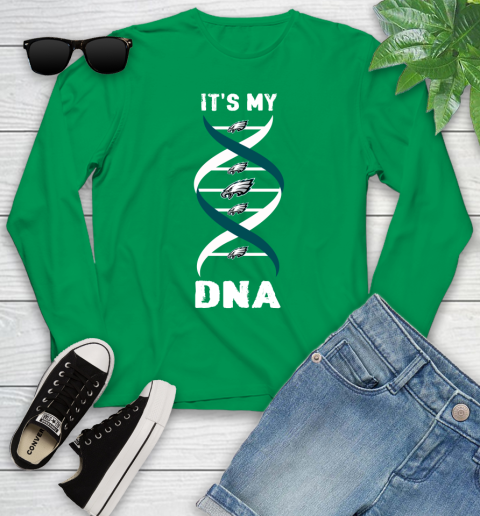 Philadelphia Eagles NFL Football It's My DNA Sports Youth Long Sleeve 7