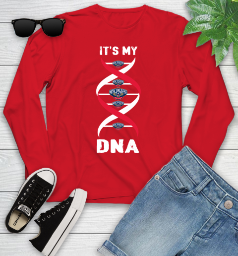 New Orleans Pelicans NBA Basketball It's My DNA Sports Youth Long Sleeve 11