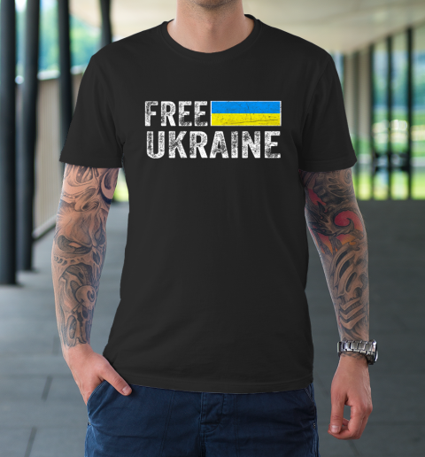 Ukraine Shirt Support Ukraine I Stand With Ukraine Flag Free Ukraine T-Shirt