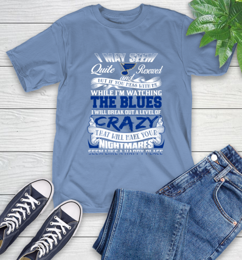 St.Louis Blues NHL Hockey Don't Mess With Me While I'm Watching My Team T-Shirt 12