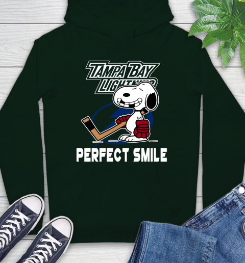 NHL Tampa Bay Lightning Snoopy Perfect Smile The Peanuts Movie Hockey T Shirt Hoodie 12