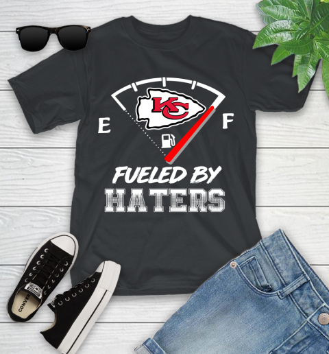 Kansas City Chiefs NFL Football Fueled By Haters Sports Youth T-Shirt