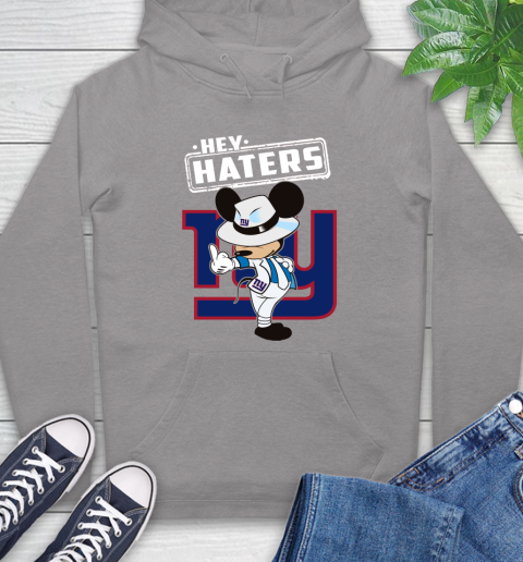 NFL Hey Haters Mickey Football Sports New York Giants Hoodie 6
