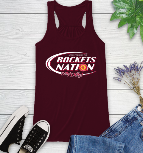 NBA A True Friend Of The Houston Rockets Dilly Dilly Basketball Sports Racerback Tank 2