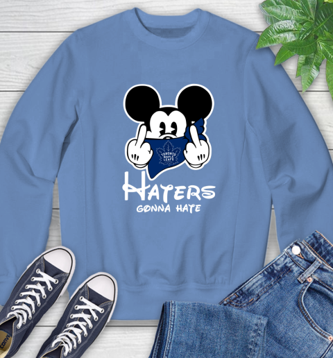 NHL Toronto Maple Leafs Haters Gonna Hate Mickey Mouse Disney Hockey T Shirt Sweatshirt 11